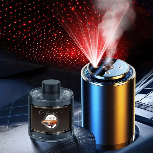 Load image into Gallery viewer, Novora Smart Car Diffuser with Starry Light and50ml Refill, - Auto Scent Air Freshener, Waterless, Auto On/Off, Lasts 180+ Days
