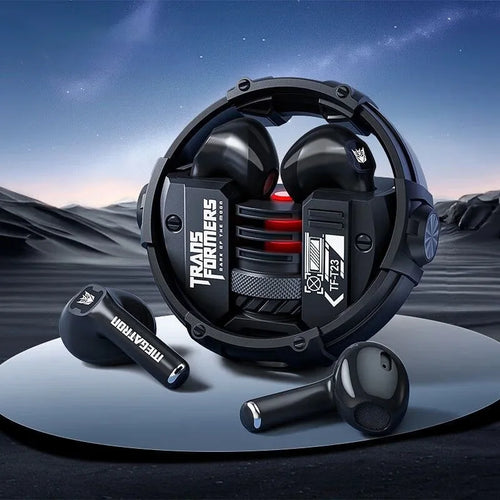 Load image into Gallery viewer, Ship From US Transformers Wireless Bluetooth Earphones Low Latency Gaming Headset TF-T23 HD Call with Mic Earbuds Sport
