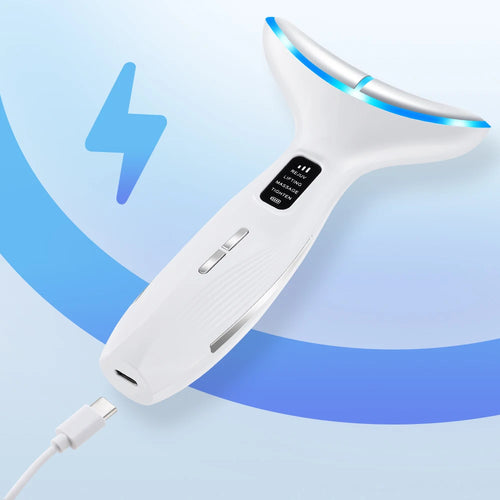 Load image into Gallery viewer, 3 Massage Modes Microcurrent Neck Beauty Device Face Lifting Firming Massage Neck Beauty Instrument Tighten Skin Care Tool
