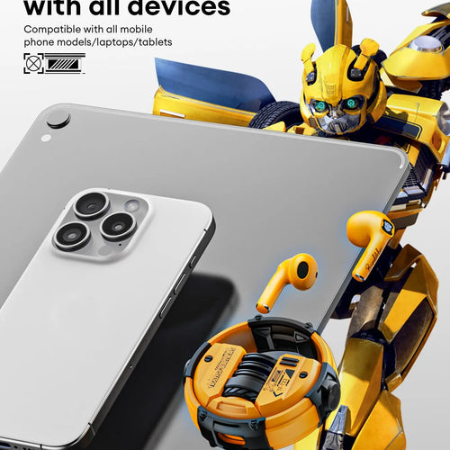 Load image into Gallery viewer, Ship From US Transformers Wireless Bluetooth Earphones Low Latency Gaming Headset TF-T23 HD Call with Mic Earbuds Sport
