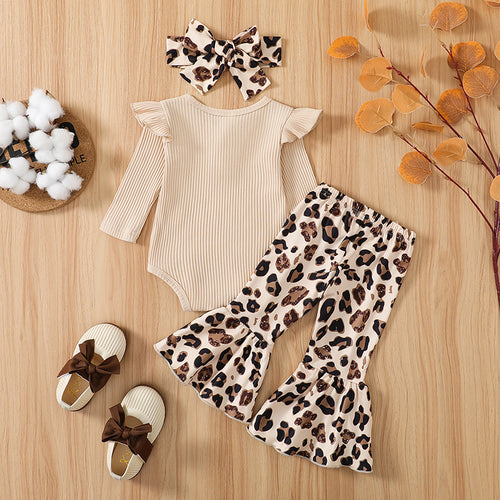 Load image into Gallery viewer, Toddler Girls Winter Outfit Long Sleeve Knit Sweater Floral Print Leggings Set for Baby Girls 0-24 Months
