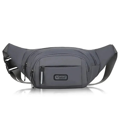 Load image into Gallery viewer, Men Canvas Fanny Waist Packs Unisex Fit Waistpack Mobile Sports Outdoor Running Anti Theft Ultra Thin Invisible Waist Bag
