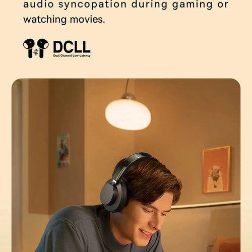 Load image into Gallery viewer, ANC Noise Cancelling Headphones Bluetooth 5.4 Earphone HIFI Stereo Headset 40mm Driver portable Over Ear Headphone 60H Time

