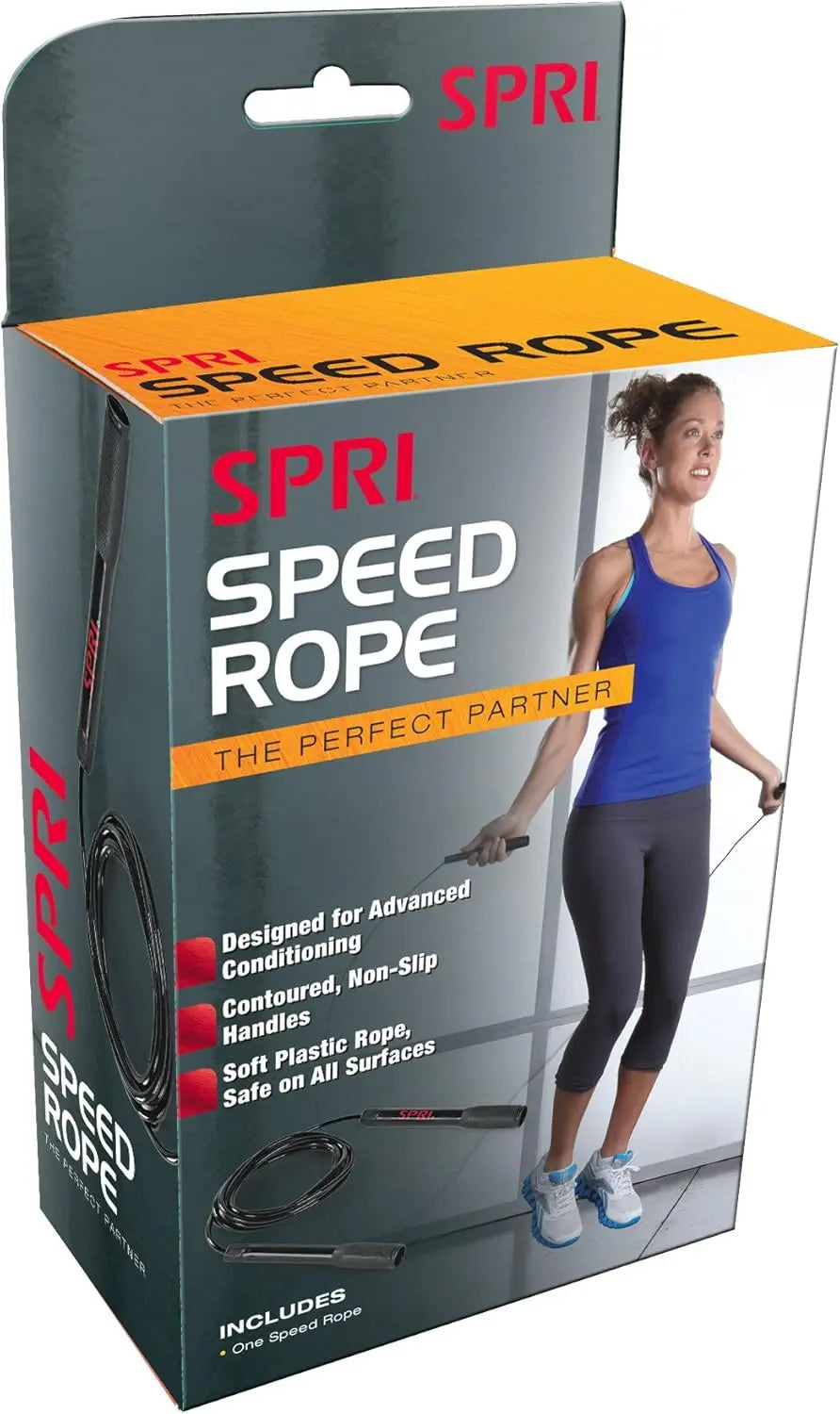 9FT Speed Jump Rope for Adults, Adjustable Length Fast Workout Rope for Fitness, Boxing, cardio Training.