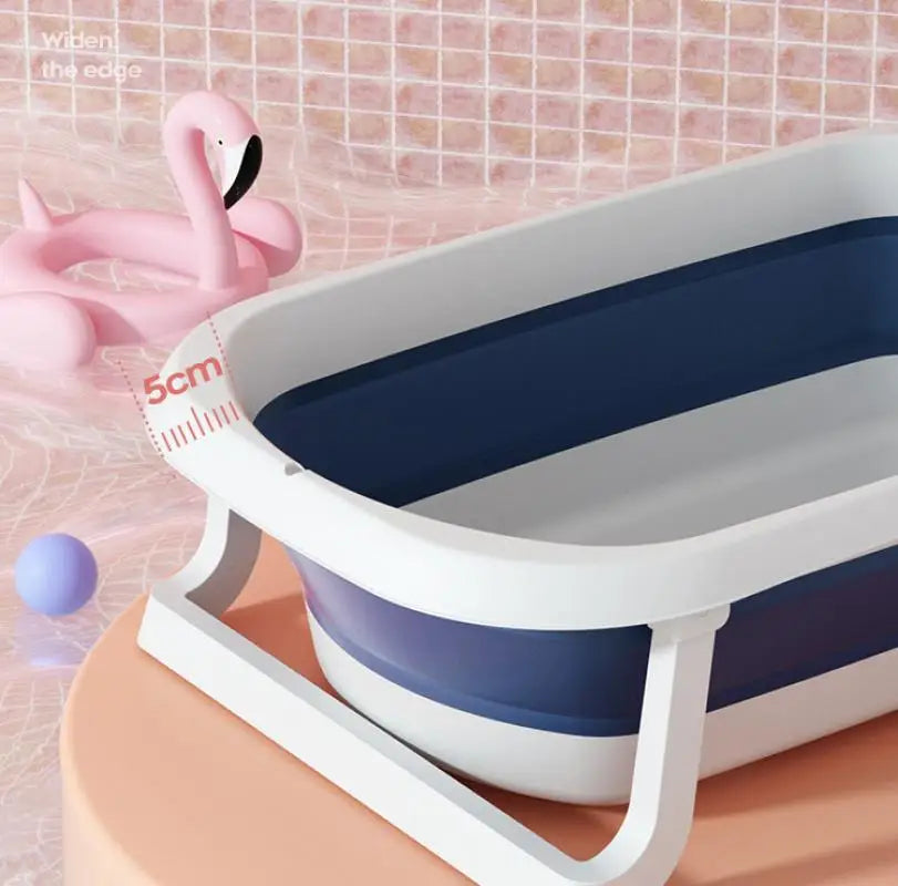 Newborn Collapsible Baby Bathtub Portable Travel Bathtub  Foldable Baby Bathtub Foldable Bath Basin Newborns For Baby 0-36 Month