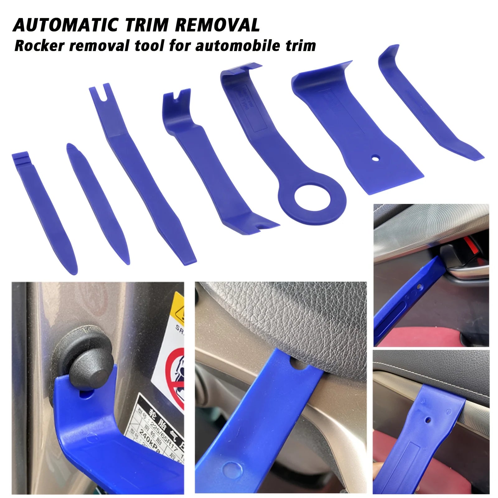 New Car Emergency Hook Tree Cleaning Hook Trailer Box Hook Heavy Duty Rolling Door Hooks 5th Wheel Pin Puller Tool Kit