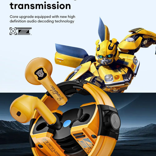 Load image into Gallery viewer, Ship From US Transformers Wireless Bluetooth Earphones Low Latency Gaming Headset TF-T23 HD Call with Mic Earbuds Sport
