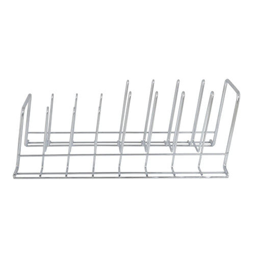 Load image into Gallery viewer, Lid Organizer in Chrome kitchen  kitchen organizer  dish drying rack
