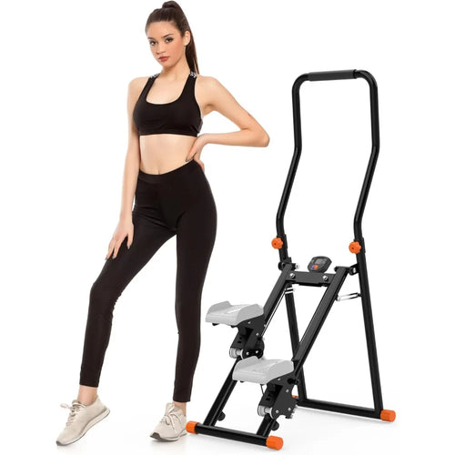 Load image into Gallery viewer, Compact Vertical Climber for Home Fitness: Full-Body Exercise Machine with LCD Display
