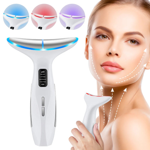 Load image into Gallery viewer, 3 Massage Modes Microcurrent Neck Beauty Device Face Lifting Firming Massage Neck Beauty Instrument Tighten Skin Care Tool
