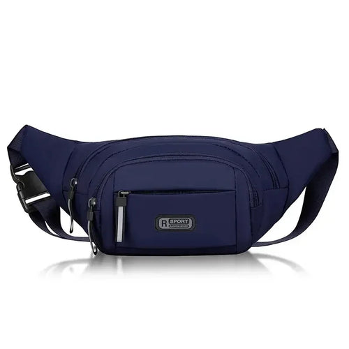 Load image into Gallery viewer, Men Canvas Fanny Waist Packs Unisex Fit Waistpack Mobile Sports Outdoor Running Anti Theft Ultra Thin Invisible Waist Bag
