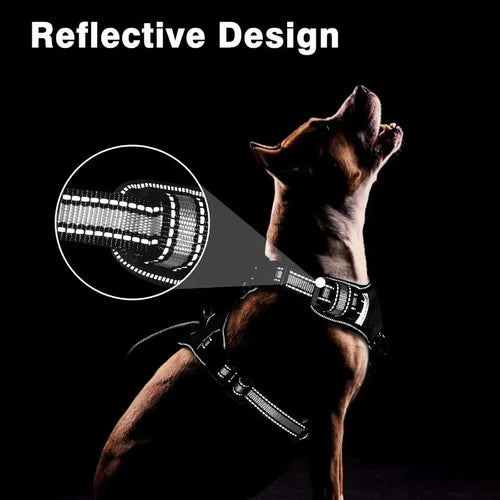 Load image into Gallery viewer, Service Dog Vest No Pull with 7 Dog Patches+ID Tag Reflective Pet Harness with Durable Soft Padded Handle Easy Put On Off for T
