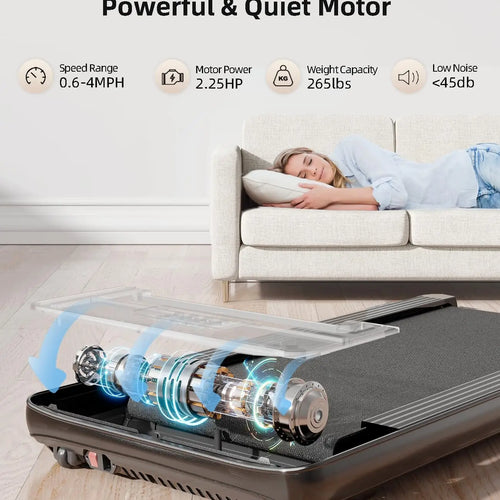 Load image into Gallery viewer, Walking Pad - Under Desk Treadmill, Treadmills For Home/Office, Portable Treadmill, Walking Pad Treadmill Under Desk With Remote
