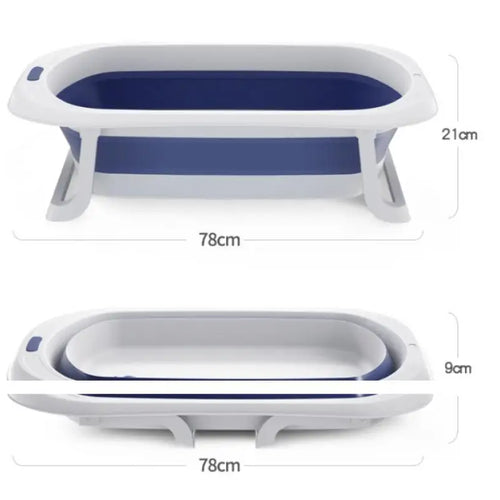 Load image into Gallery viewer, Newborn Collapsible Baby Bathtub Portable Travel Bathtub  Foldable Baby Bathtub Foldable Bath Basin Newborns For Baby 0-36 Month
