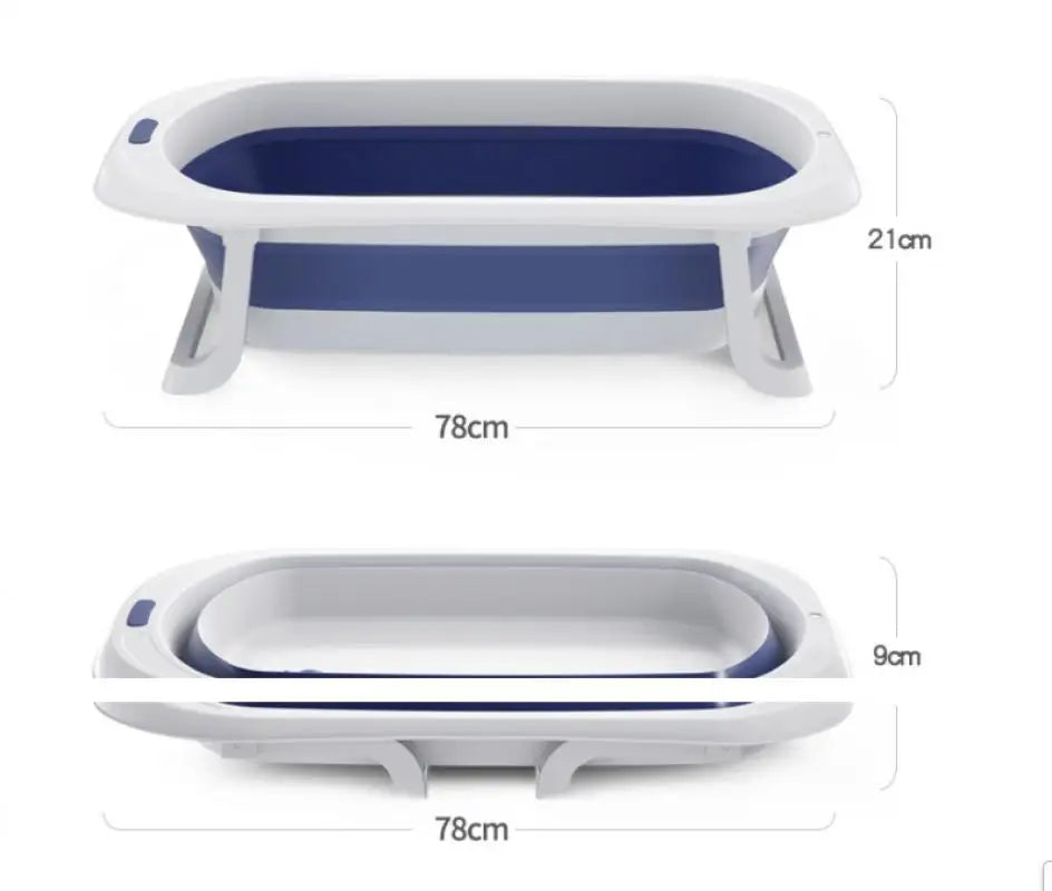 Newborn Collapsible Baby Bathtub Portable Travel Bathtub  Foldable Baby Bathtub Foldable Bath Basin Newborns For Baby 0-36 Month