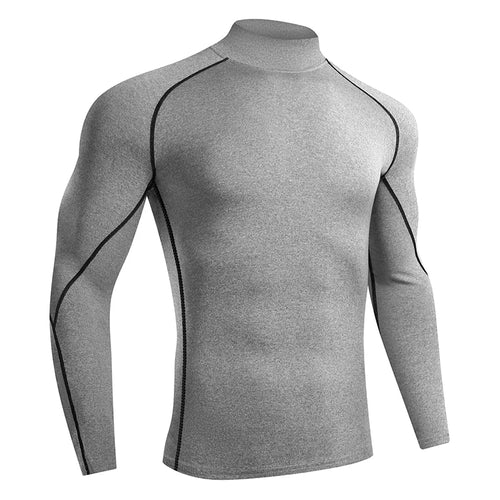 Load image into Gallery viewer, Men Running T shirt Quick Dry Bodybuilding Sport Shirt Long Sleeve Compression Top  Fitness Tight Rashgard Gym T-Shirt Men
