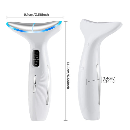 Load image into Gallery viewer, 3 Massage Modes Microcurrent Neck Beauty Device Face Lifting Firming Massage Neck Beauty Instrument Tighten Skin Care Tool
