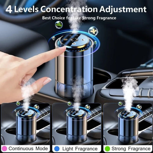 Load image into Gallery viewer, Novora Smart Car Diffuser with Starry Light and50ml Refill, - Auto Scent Air Freshener, Waterless, Auto On/Off, Lasts 180+ Days
