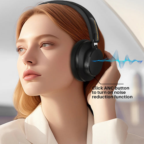 Load image into Gallery viewer, ANC Noise Cancelling Headphones Bluetooth 5.4 Earphone HIFI Stereo Headset 40mm Driver portable Over Ear Headphone 60H Time
