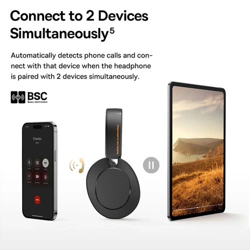Load image into Gallery viewer, ANC Noise Cancelling Headphones Bluetooth 5.4 Earphone HIFI Stereo Headset 40mm Driver portable Over Ear Headphone 60H Time

