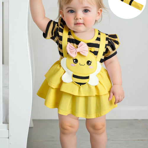Load image into Gallery viewer, Baby Girl Summer Outfit Sleeveless Floral Print Ruffle Romper with Matching Headband and Sandals Set for Newborns
