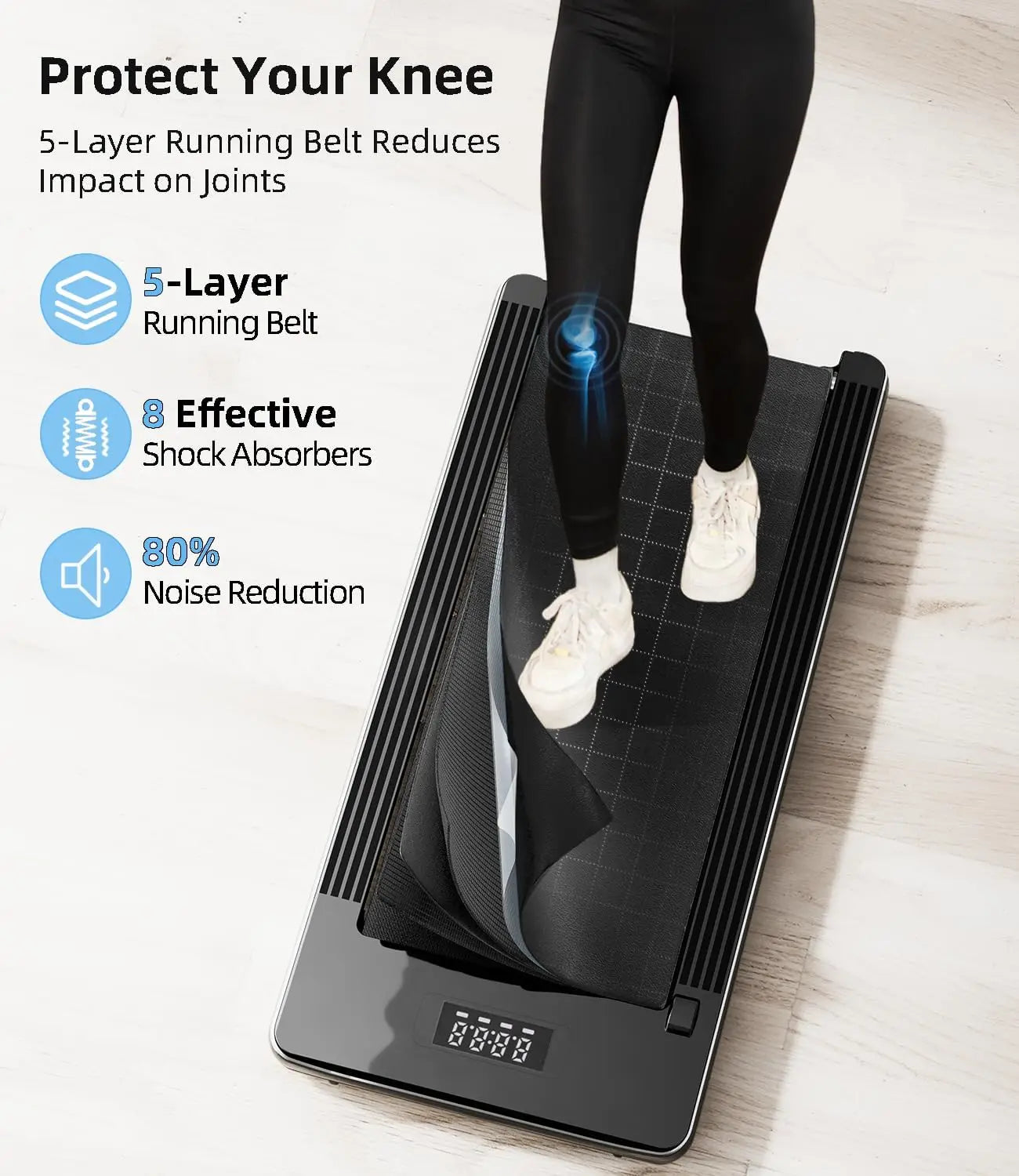 Walking Pad - Under Desk Treadmill, Treadmills For Home/Office, Portable Treadmill, Walking Pad Treadmill Under Desk With Remote