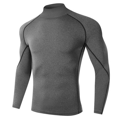 Load image into Gallery viewer, Men Running T shirt Quick Dry Bodybuilding Sport Shirt Long Sleeve Compression Top  Fitness Tight Rashgard Gym T-Shirt Men
