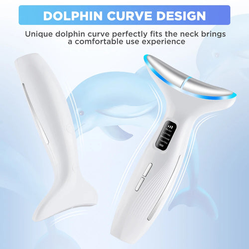 Load image into Gallery viewer, 3 Massage Modes Microcurrent Neck Beauty Device Face Lifting Firming Massage Neck Beauty Instrument Tighten Skin Care Tool
