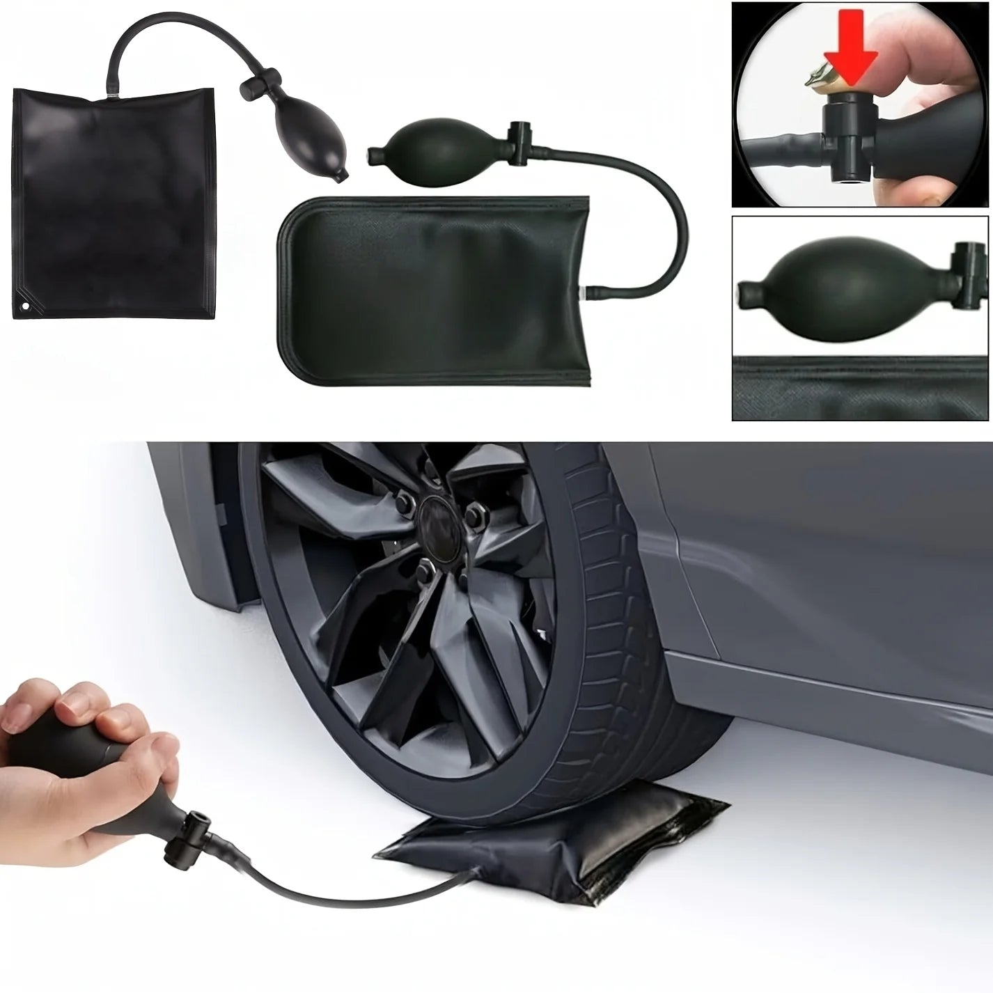 New Car Emergency Hook Tree Cleaning Hook Trailer Box Hook Heavy Duty Rolling Door Hooks 5th Wheel Pin Puller Tool Kit