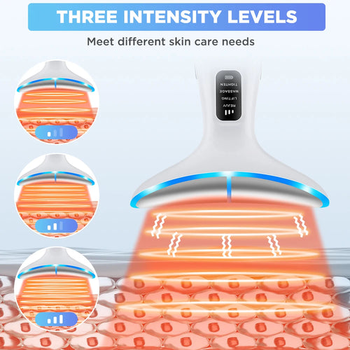 Load image into Gallery viewer, 3 Massage Modes Microcurrent Neck Beauty Device Face Lifting Firming Massage Neck Beauty Instrument Tighten Skin Care Tool
