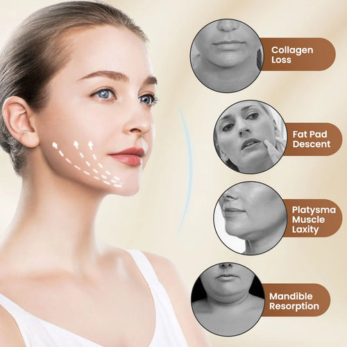 Load image into Gallery viewer, EMS Face Lifting Massager Anti Wrinkle Facial Massager V-Face Lift Device Face Slimming Remover Double Chin LED Photon Therapy

