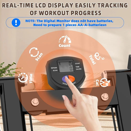 Load image into Gallery viewer, Compact Vertical Climber for Home Fitness: Full-Body Exercise Machine with LCD Display
