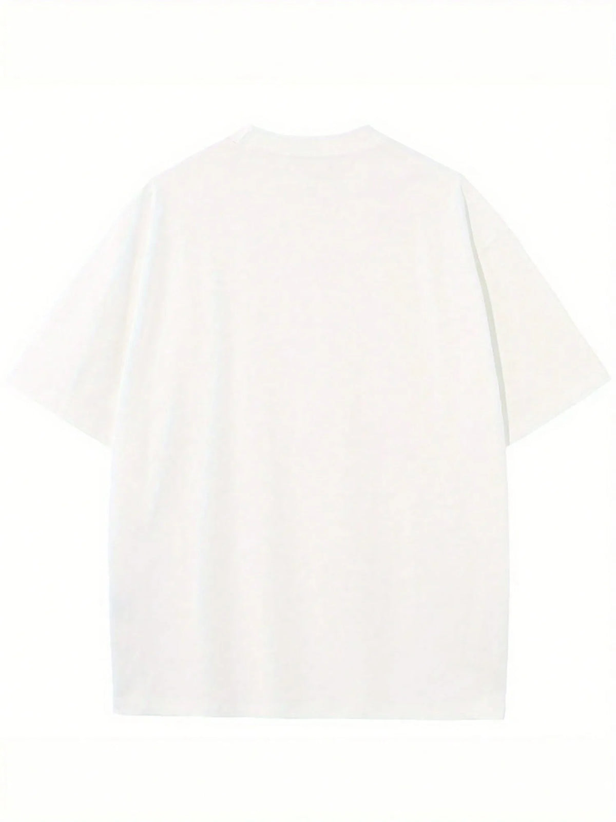 Hip Hop Man Print T-Shirt Cotton Vintage Style Round Neck Soft And Breathable
