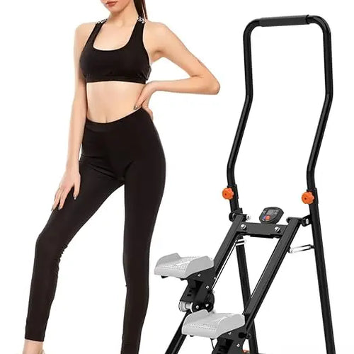 Load image into Gallery viewer, Compact Vertical Climber for Home Fitness: Full-Body Exercise Machine with LCD Display
