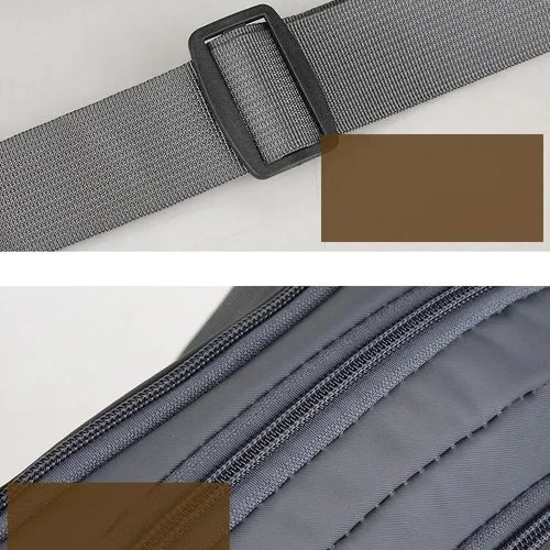 Load image into Gallery viewer, Men Canvas Fanny Waist Packs Unisex Fit Waistpack Mobile Sports Outdoor Running Anti Theft Ultra Thin Invisible Waist Bag
