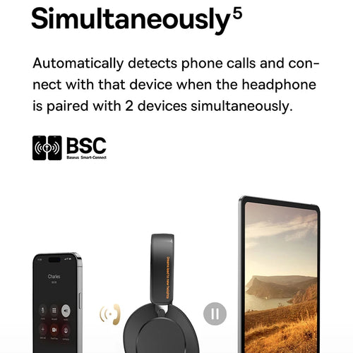 Load image into Gallery viewer, ANC Noise Cancelling Headphones Bluetooth 5.4 Earphone HIFI Stereo Headset 40mm Driver portable Over Ear Headphone 60H Time
