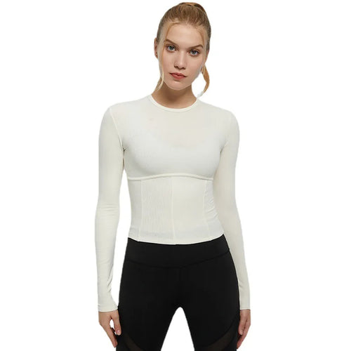 Load image into Gallery viewer, Women&#39;s Sports Wear For Fitness Running Jogging Seamless Long Sleeve Gym Woman Sport Shirt Yoga Top Female Workout Tops T-shirt
