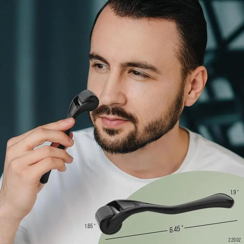 Load image into Gallery viewer, 540 Needles for Facial Body Hair Growth Derma Roller for Skin Beard 0.2mm 0.25mm 0.3mm Needle Micro Face Roll Tool
