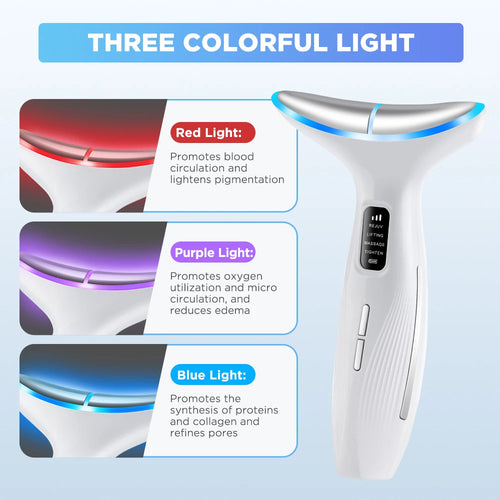 Load image into Gallery viewer, 3 Massage Modes Microcurrent Neck Beauty Device Face Lifting Firming Massage Neck Beauty Instrument Tighten Skin Care Tool

