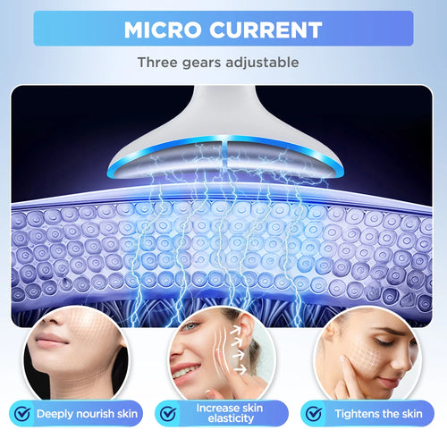 Load image into Gallery viewer, 3 Massage Modes Microcurrent Neck Beauty Device Face Lifting Firming Massage Neck Beauty Instrument Tighten Skin Care Tool
