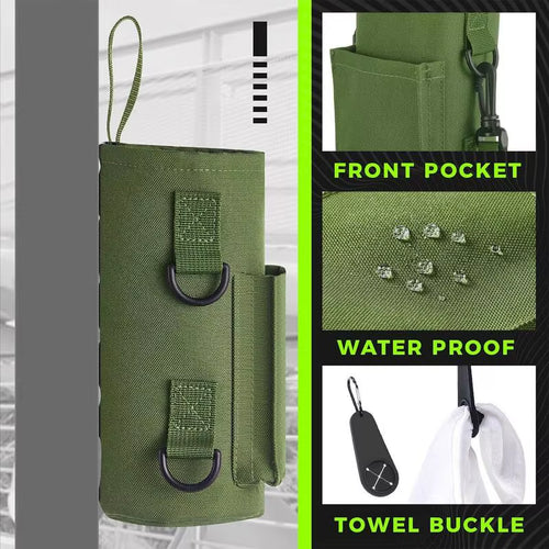 Load image into Gallery viewer, Magnetic Gym Water Bottle Bag Non Slip Magnetic Gym Sling Bag Portable Magnetic Water Bottle Carrier Holder for Gym Accessories
