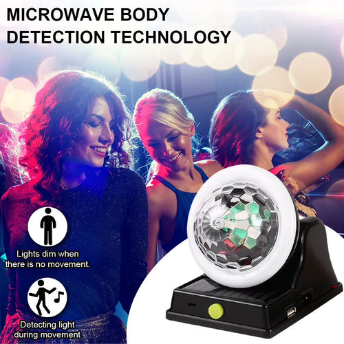 Load image into Gallery viewer, Disco Ball Light Colorful Rotating Magic Ball Light Waterproof Stage DJ Light LED Stage Disco Light for Home Room Dance Parties
