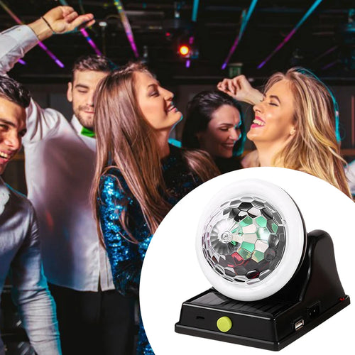 Load image into Gallery viewer, GlowOrb™ Waterproof Rotating Disco Ball Light – Colorful LED Magic for Parties &amp; Events
