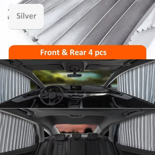 Load image into Gallery viewer, ShadeGuard™ Magnetic Car Window Sunshade – Cool, Private, Protected. InstantlyMagnetic Car Sunshade Window Curtains Auto Window Sun Shade Privacy Sun UV Protection Window Shield Car Interior Accessories
