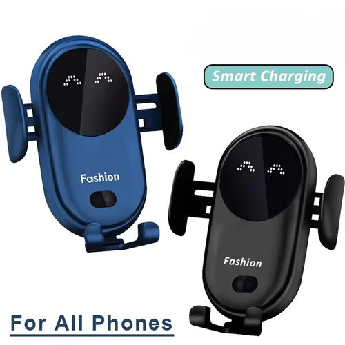Load image into Gallery viewer, AutoGrip Wireless Car Charger – Infrared Sensor Mount &amp; Fast Charging Stand for iPhone &amp; Samsung
