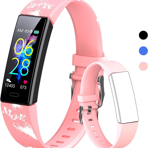 Load image into Gallery viewer, Kids Watch Fitness Tracker, Fitness Watches for Kids, Activity Tracker with Pedometers, Stopwatch, IP68 Waterproof, 11 Sport Modes Smart Watch for Kids Age 6-16 Years Old
