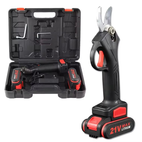 Load image into Gallery viewer, PowerPrune 21V Cordless Electric Pruner – Effortless Tree &amp; Bonsai Branch Cutting Tool
