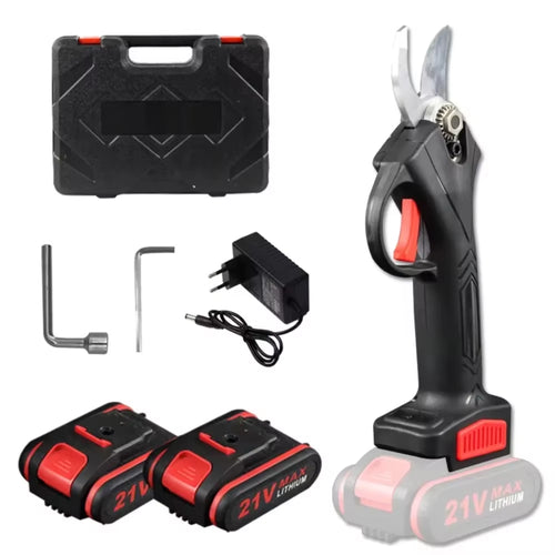 Load image into Gallery viewer, PowerPrune 21V Cordless Electric Pruner – Effortless Tree &amp; Bonsai Branch Cutting Tool
