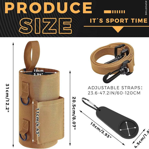 Load image into Gallery viewer, Magnetic Gym Water Bottle Bag Non Slip Magnetic Gym Sling Bag Portable Magnetic Water Bottle Carrier Holder for Gym Accessories
