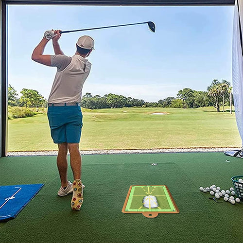 Load image into Gallery viewer, SwingPerfect Golf Training Mat – Portable Swing Detection &amp; Impact Tracing Aid for Better Golf Shots
